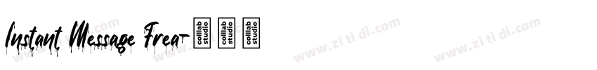 Instant Message Frea字体转换